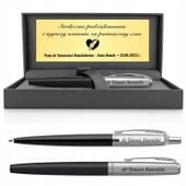 ZESTAW Pióro długopis PARKER GRAWER podziękowanie dla promotora nauczyciela