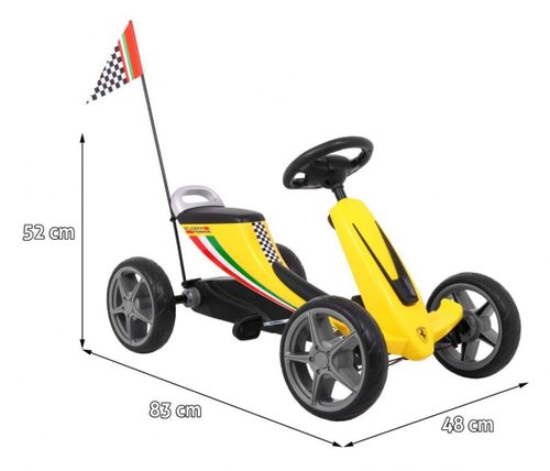 Gokart Ferrari Żółty na Arena.pl