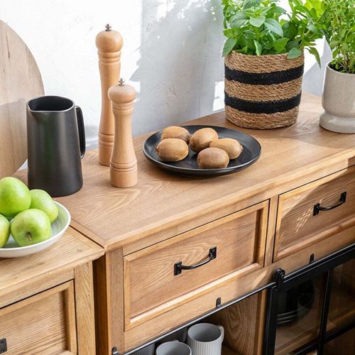 Młynek ręczny 22cm drewno na Arena.pl