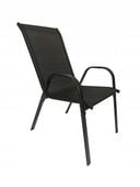 MOCNE METALOWE NOWOCZESNE KRZESŁO OGRODOWE TARAS