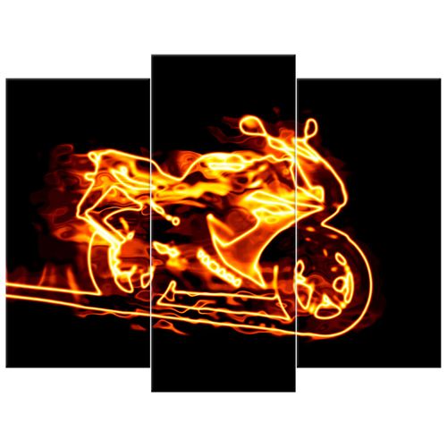 Obraz Tryptyk 90X70 Motor Motor na Arena.pl