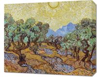 Obraz 60x50cm Olive Trees, Van Gogh Vintage do Salonu