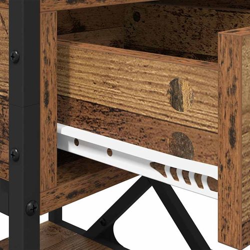 Szafka Nocna z szufladą Stare drewno 40 x 42 x 55 cm na Arena.pl