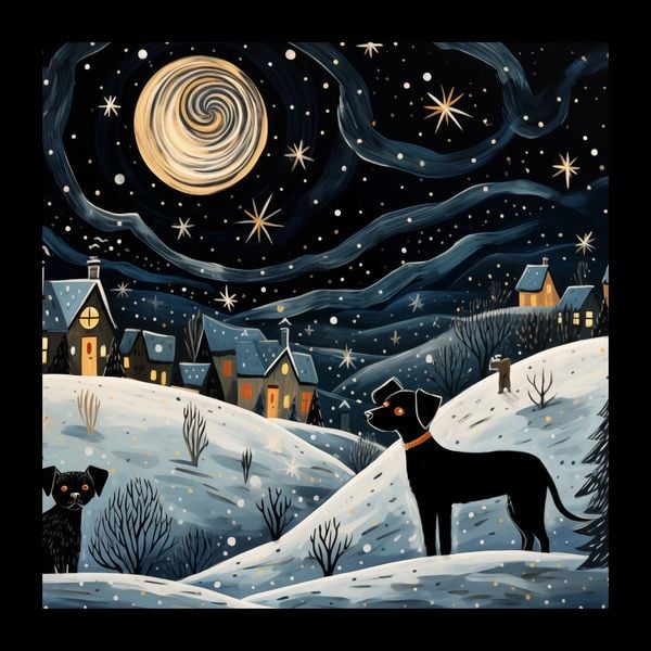 Plakat 20x20cm Nocny Psi Patrol zdjęcie 2