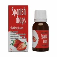 cobeco spanish drops strawberry dreams 15ml - krople energetyczne o smaku