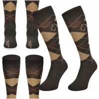 Klasyczne skarpety jeździeckie Comodo romby 39-42