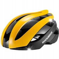 KASK ROWEROWY UNIWERSALNY REGULOWANY ROZMIAR M CZARNO-ŻÓŁTY