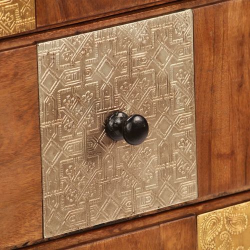 Komoda z litego drewna akacjowego, 60x30x75 cm na Arena.pl