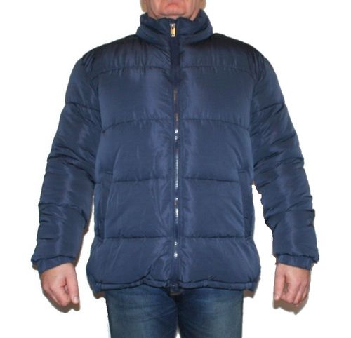 Męska kurtka John Devin zimowa - pikowana - granatowa - XL na Arena.pl