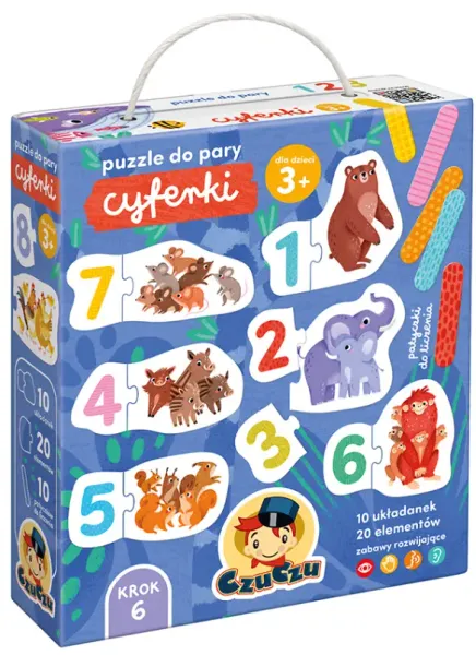 CzuCzu. Puzzle do pary Cyferki 3+ zdjęcie 1