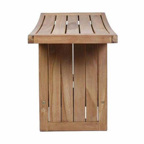 Stołek DIVERO, drewno tekowe, 60 x 35 x 45 cm na Arena.pl