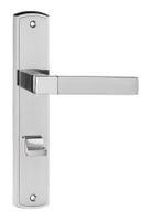 KLAMKA DRZWIOWA BETA 72MM WC KOLOR NIKIEL