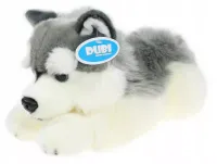 Maskotka Piesek Husky Leżący DUBI - 42cm