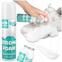 MOCNA Pianka do czyszczenia MYCIA butów szampon nowa wersja w AEROZOLU