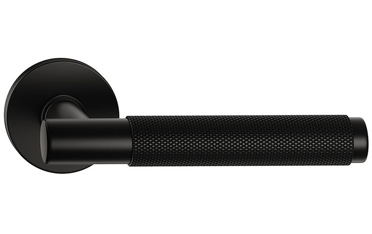 KLAMKA DRZWIOWA PREMIUM TIME R SL KOLOR CZARNY zdjęcie 2