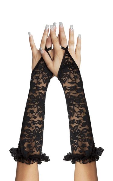 Gloves 7708 - Black S/L zdjęcie 1