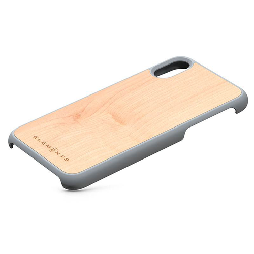 Drewniane etui do iPhone Xs / X (Light Grey) na Arena.pl
