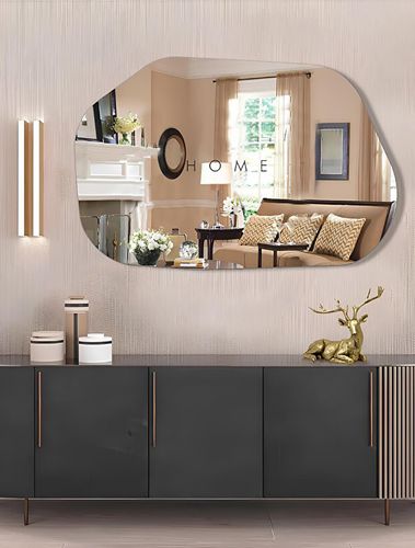 Designerskie Lustro ścienne asymetryczne 55x85 cm na Arena.pl