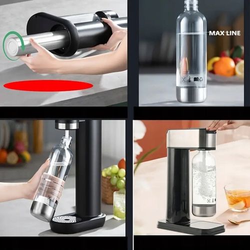 SATURATOR DO WODY GAZOWANEJ KT-150, 1L BEZPRZEWODOWY, BEZPRĄDOWY, Z BUTELKĄ na Arena.pl