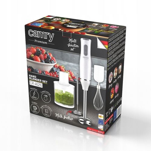 BLENDER RĘCZNY WIELOFUNKCYJNY MIKSER MALAKSER 800W ROZDRABNIACZ na Arena.pl