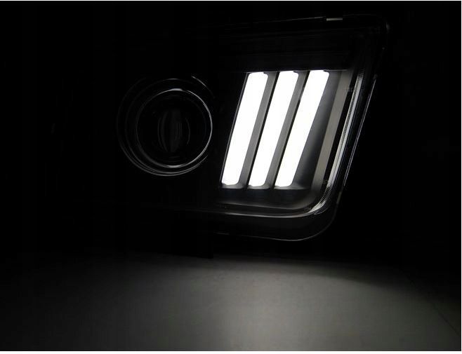 REFLEKTORY LAMPY DO FORD MUSTANG Od 2004 Do 2009 Roku LED HI/LOW zdjęcie 3