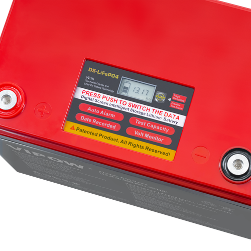 Akumulator LiFePO4 12V 100Ah Bluetooth LCD Vipow na Arena.pl