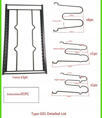 Stojak na Garnki i Pokrywki Kuchenny Organizer Regał Metalowy na Arena.pl