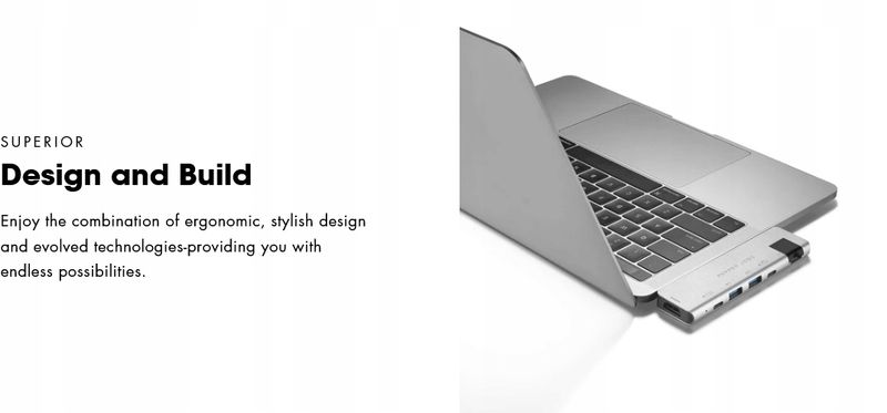 Pepper Jobs - TCH-MBP7 Plus USB-C Adapter zdjęcie 3