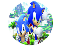 Opłatek na tort Sonic