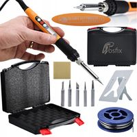 ZESTAW W WALIZCE LUTOWNICA PRECYZYJNA Z WYŚWIETLACZEM 60W GROTY CYNA GĄBKA