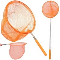 siatka na motyle ryby owady do ogrodu pomarańczowa teleskopowa