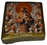 Ikona święty Franciszek patron zwierząt
