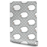 Tapeta Do Pokoju Dzieci OWIECZKI Zwierzątka Kropki