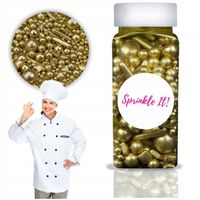Posypka Sprinkle It! cukrowa TORT Złota Gold DEKORACJA