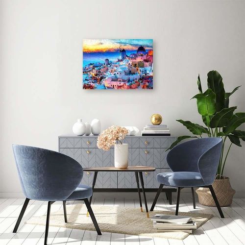 Deco Panel, Zachód słońca nad Santorini 60x40 na Arena.pl