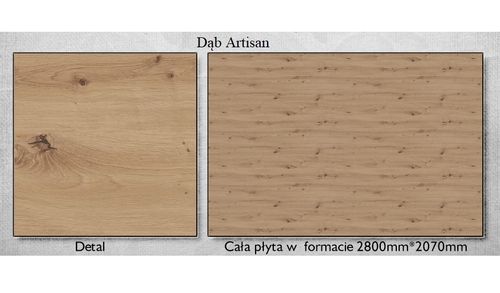 Szafka na buty MAROKO SM DĄB ARTISAN SREBRNE UCHWYTY -SZAFKA Z PÓŁKAMI na Arena.pl