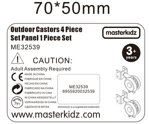 MASTERKIDZ Kółka do Tablicy Wolnostojących STEM 4 szt. na Arena.pl