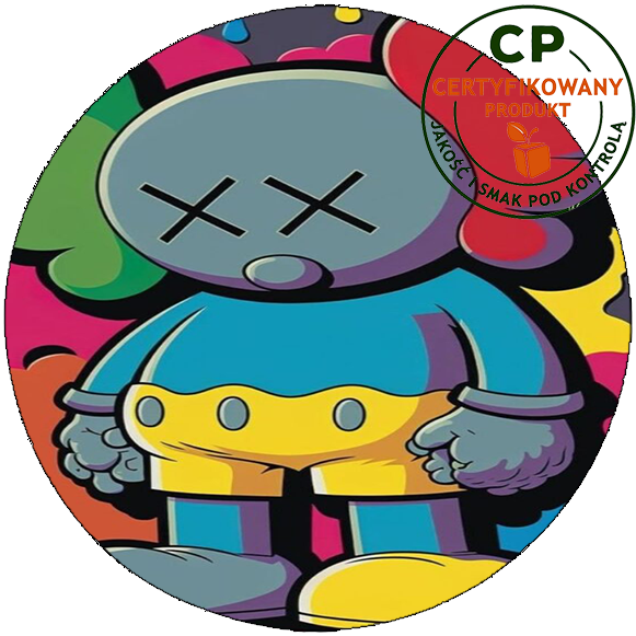 Opłatek na tort KAWS zdjęcie 1