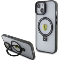 Etui Ferrari do iPhone 15 Plus, iPhone 14 Plus, Czarny MagSafe