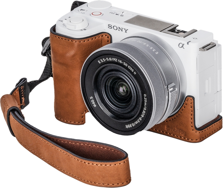 SmallRig 4889 Skórzane etui do Sony ZV-E10 II brązowy zdjęcie 1
