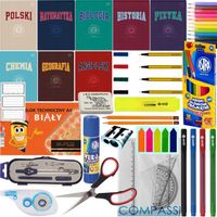 Wyprawka szkolna zeszyty tematyczne klasa 7-8 + plan lekcji