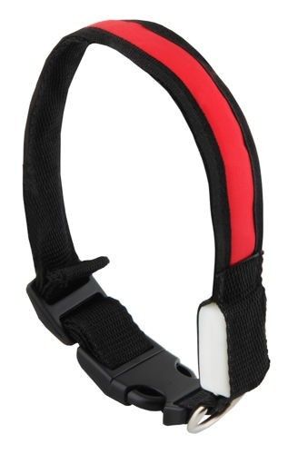 Obroża LED czerwona - S na Arena.pl