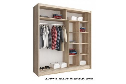 Szafa MAJA IV 200 cm na Arena.pl