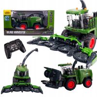 Duży Zdalnie Sterowany Kombajn RC z Efektem Dymu, Światłami i Pilotem