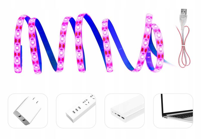 Taśma Led Plant Heckermann 3M Usb Ip20 zdjęcie 4