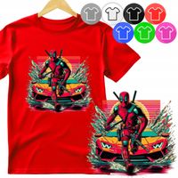 KOSZULKA DZIECIĘCA T-SHIRT - DEAD POOL AVENG.ERS - M 134-140