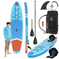 DESKA SUP TSUNAMI POMPOWANA PADDLE BOARD WIOSŁO KAJAK DO PŁYWANIA 320CM