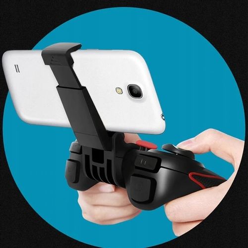 BEZPRZEWODOWY GAMEPAD PAD DO TELEFONU ANDROID iOS TV box PC Z UCHWYTEM na Arena.pl