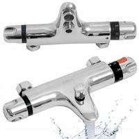 BATERIA WANNOWA ŚCIENNA TERMOSTATYCZNA Z WYLEWKĄ ŁAZIENKOWA BERD ESTIVA