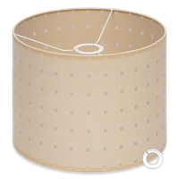 Abażur tkaninowy beżowy 30x25 cm E27 E14 Cerlux/ABL30/25 – klasyczny design